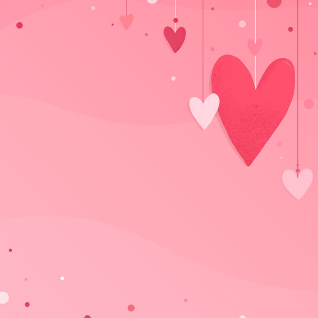 Diseño de fondo del corazón