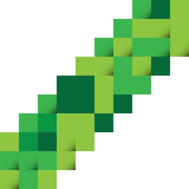Diseño de fondo de cuadrados abstractos verdes para folleto de portada de volante de cartel