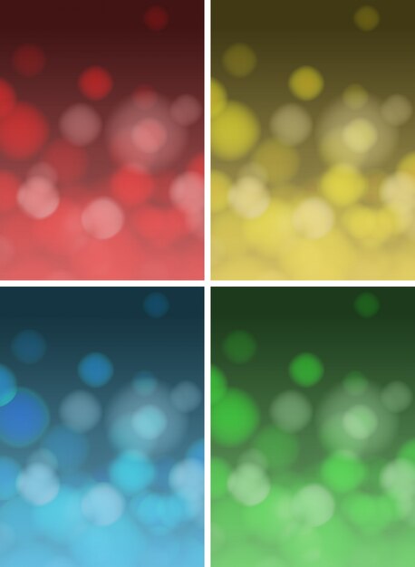 Diseño de fondo en cuatro colores