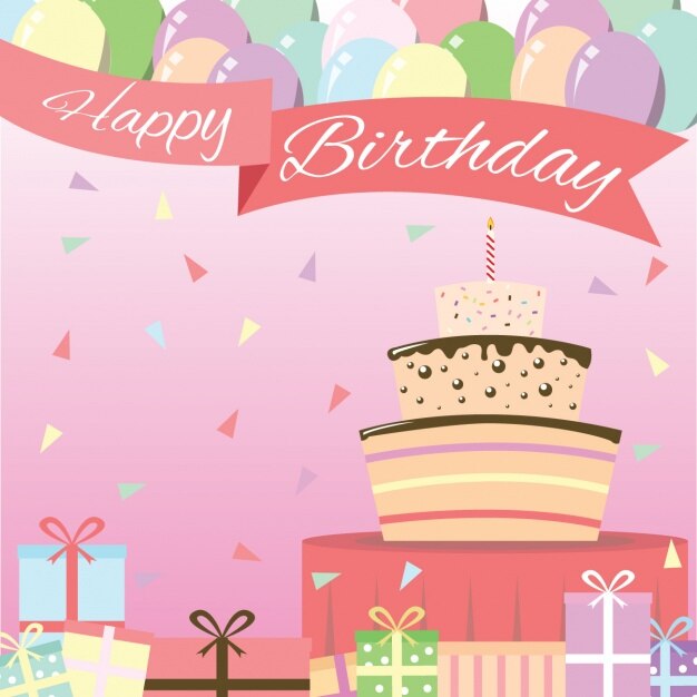 Diseño de fondo de cumpleaños