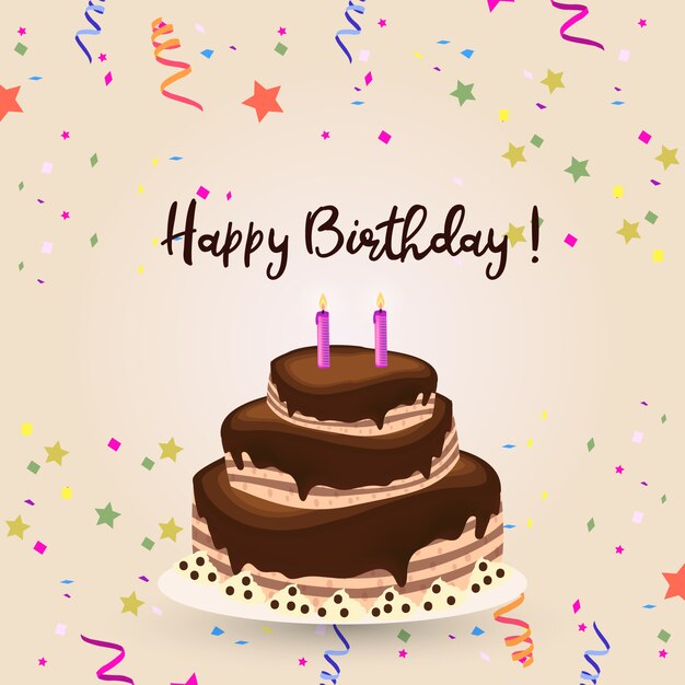 Diseño de fondo de cumpleaños