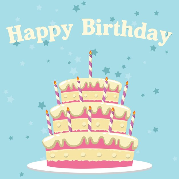 Diseño de fondo de cumpleaños