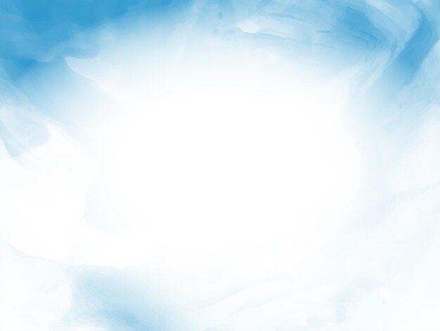 Diseño de fondo decorativo abstracto acuarela azul