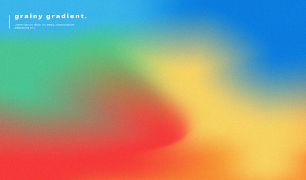 diseño de fondo degradado abstracto con efecto granulado y colores del arco iris