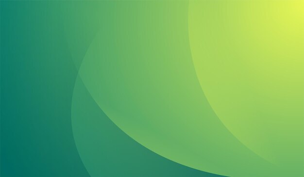 Diseño de fondo degradado de color verde abstracto moderno