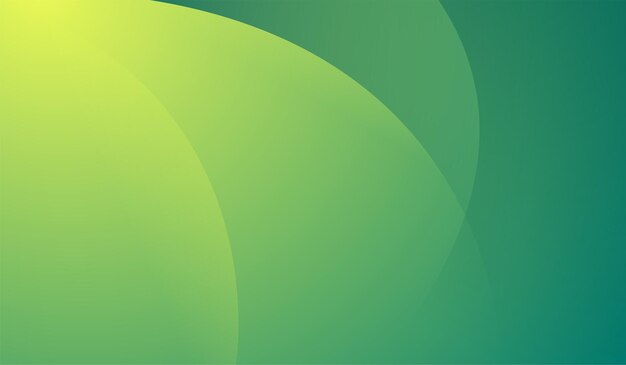Diseño de fondo degradado de color verde abstracto moderno