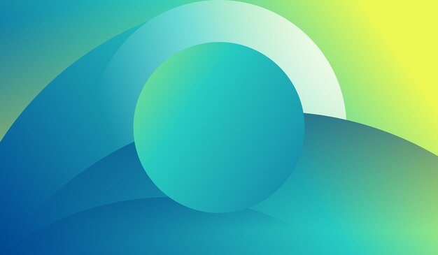 Diseño de fondo degradado verde abstracto moderno
