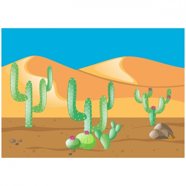 Diseño de fondo de desierto