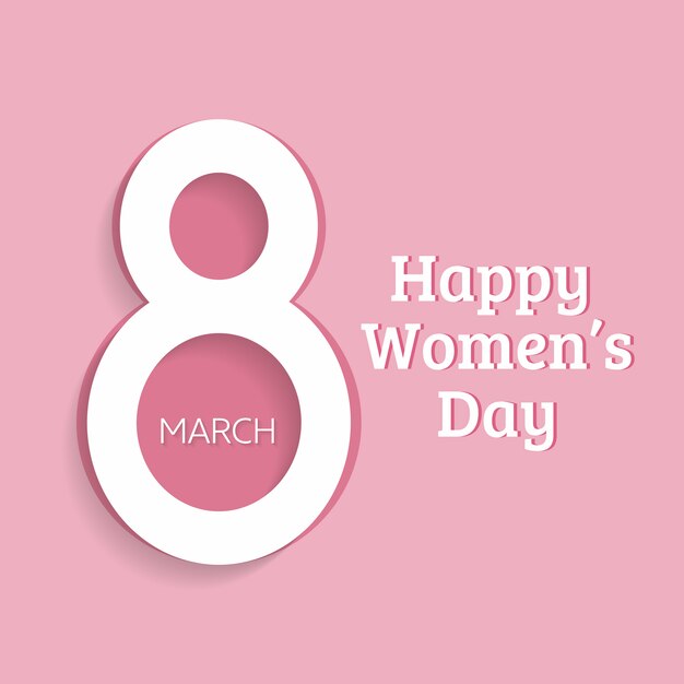 Diseño de fondo del día de la mujer