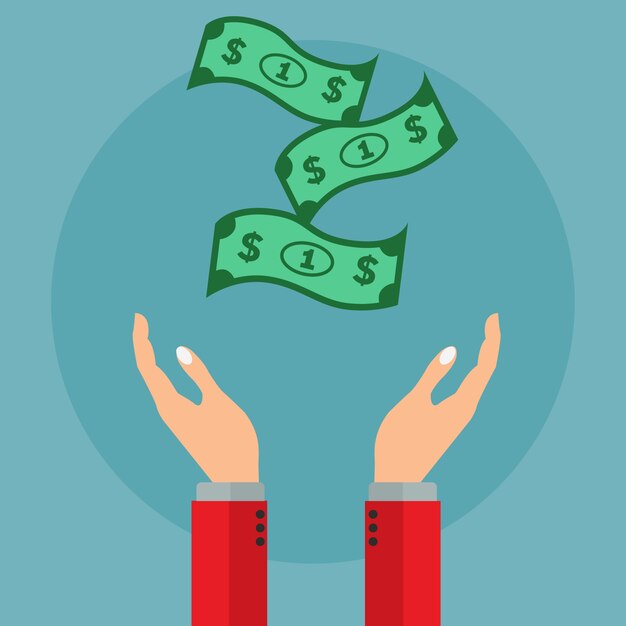 Diseño de fondo de dinero