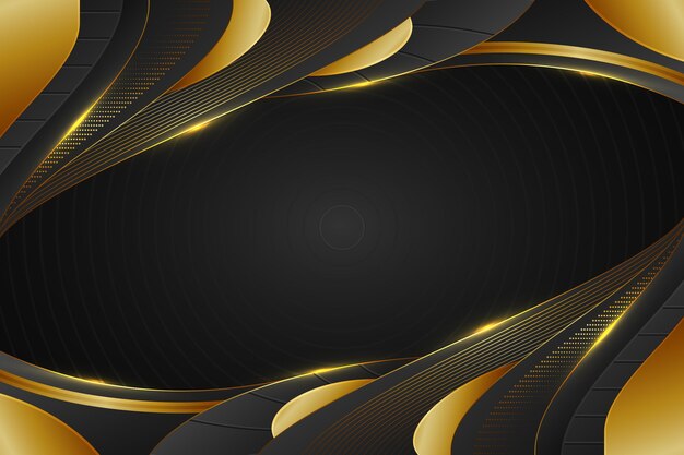 Diseño de fondo dorado degradado