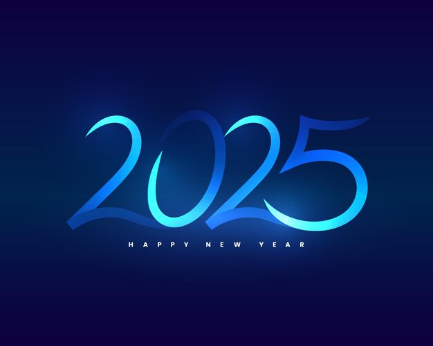 Diseño de fondo elegante para el evento de año nuevo de 2025