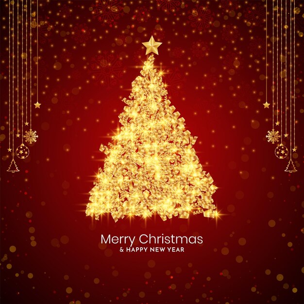 Diseño de fondo elegante para el festival moderno de Feliz Navidad