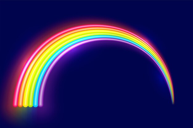diseño de fondo de espectro de arco iris de colores brillantes aislados