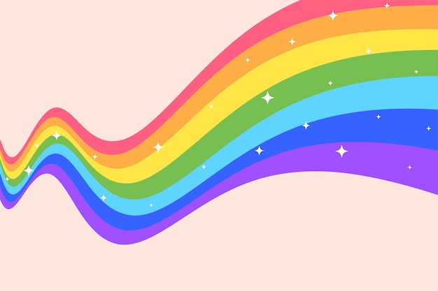 diseño de fondo de espectro de arco iris decorativo de colores