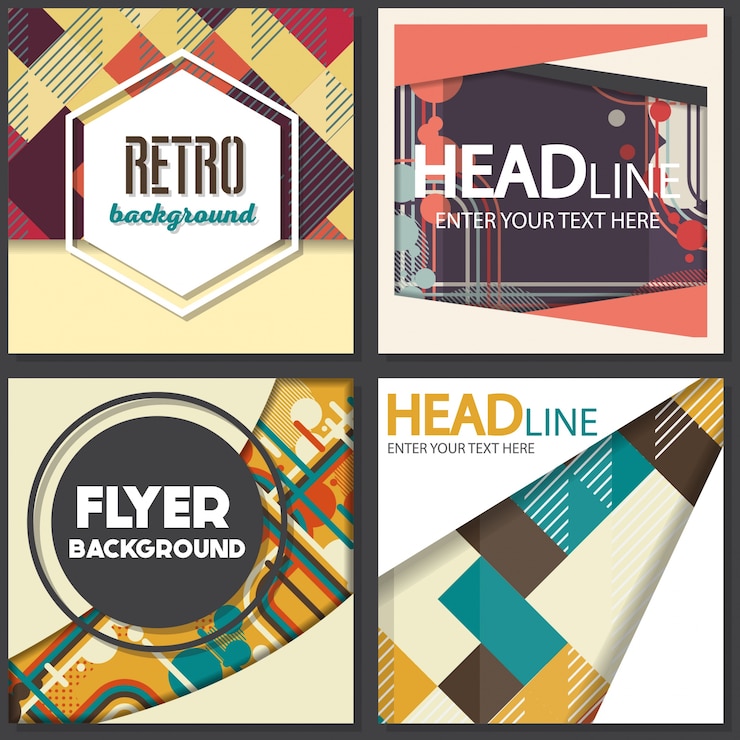 Vector gratuito diseño de fondo de estilo vintage antiguo