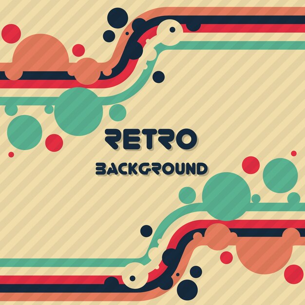 Diseño de fondo de estilo vintage antiguo