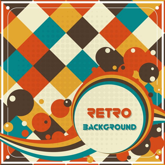 Diseño de fondo de estilo vintage antiguo