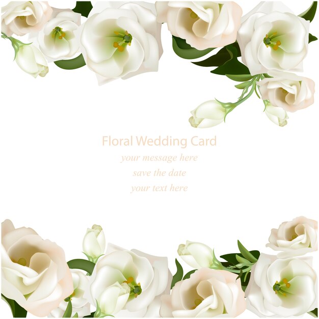 Diseño de fondo floral