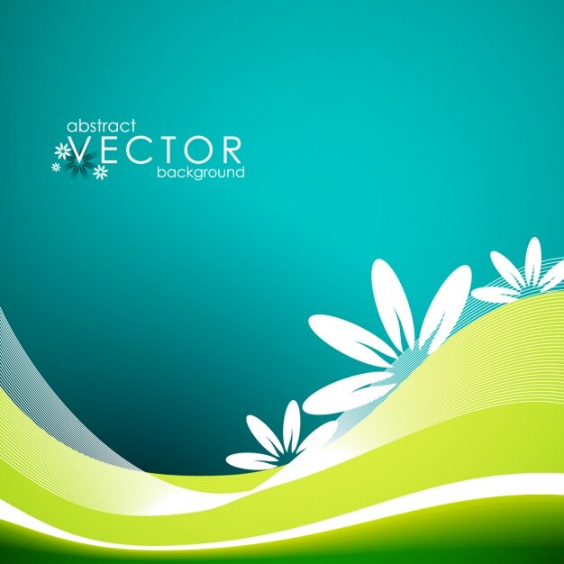 Vector gratuito diseño de fondo floral