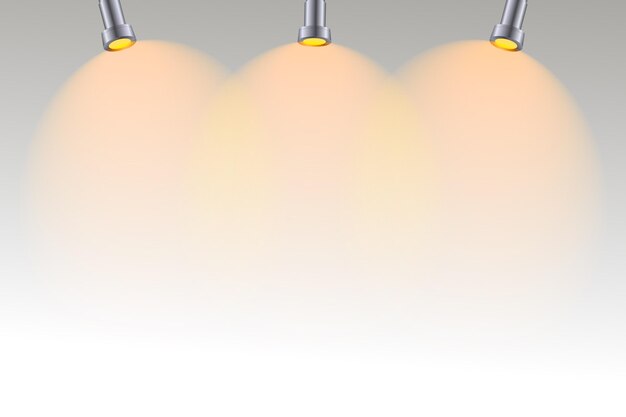 Diseño de fondo de focos