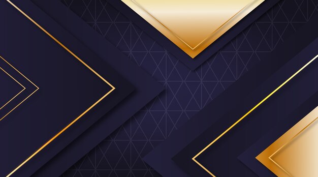 Diseño de fondo de formas geométricas elegantes realistas