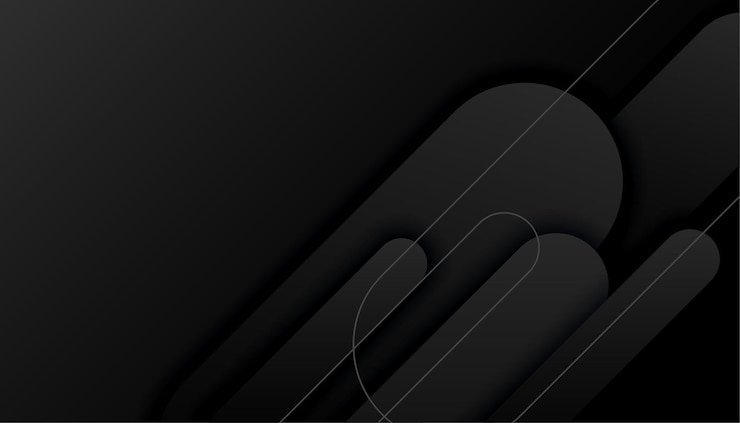Vector gratuito diseño de fondo de formas negras abstractas