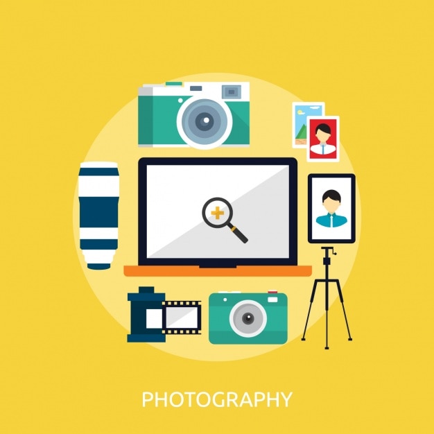 Vector gratuito diseño de fondo de fotografía