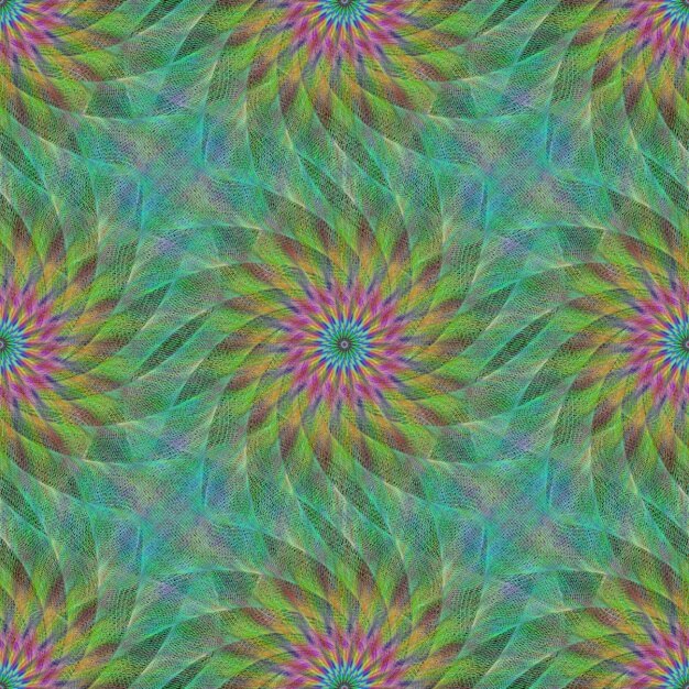 Diseño de fondo fractal de colores