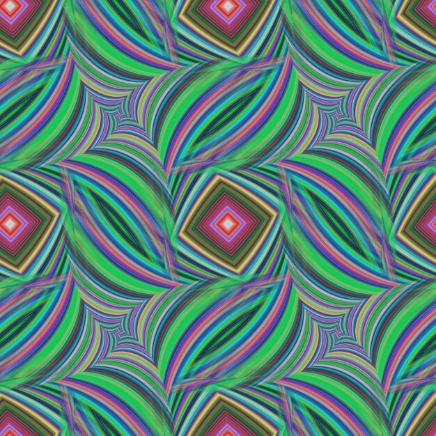 Diseño de fondo fractal de colores