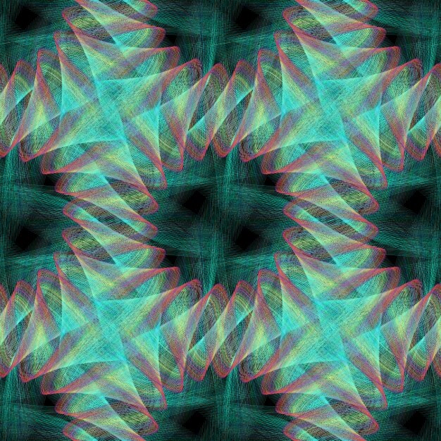 Diseño de fondo fractal de colores