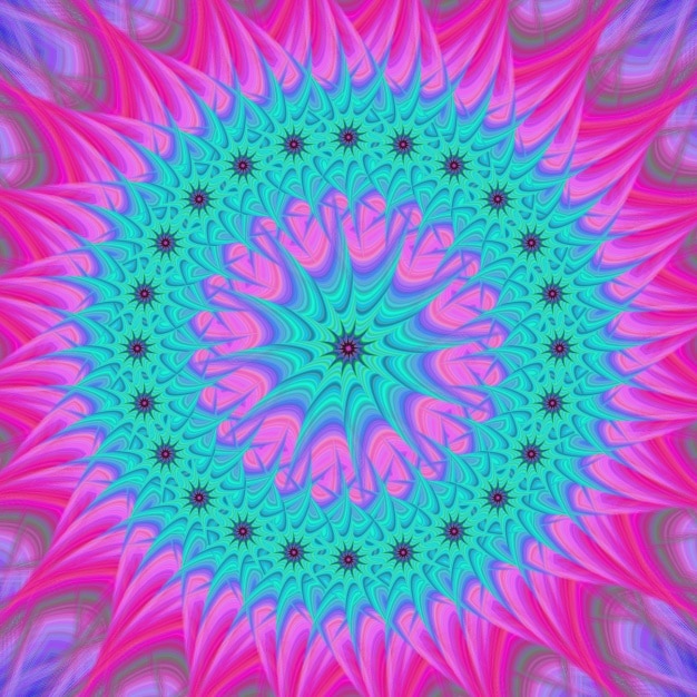 Diseño de fondo fractal colorido