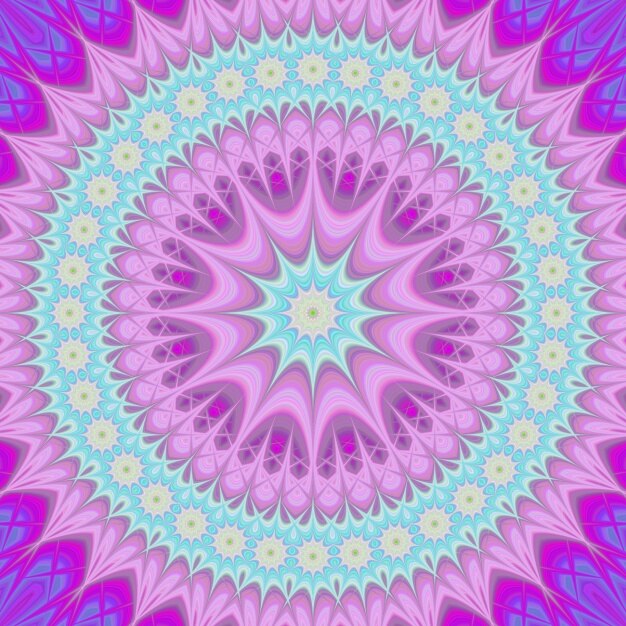 Diseño de fondo fractal colorido