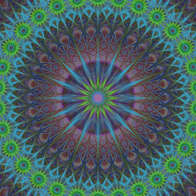 Diseño de fondo fractal