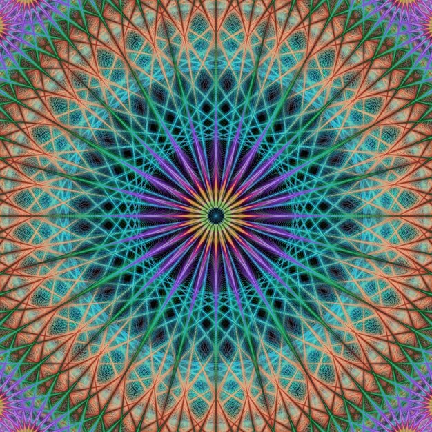 Diseño de fondo fractal