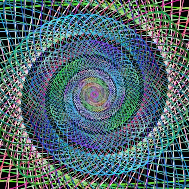 Vector gratuito diseño de fondo fractal
