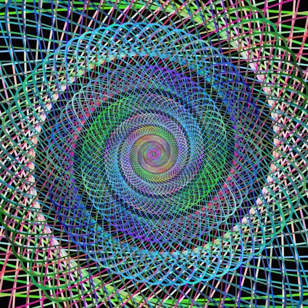 Diseño de fondo fractal