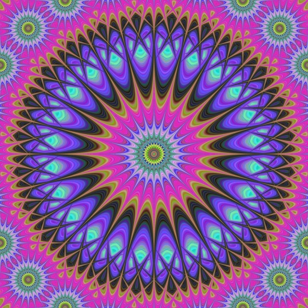 Diseño de fondo fractal