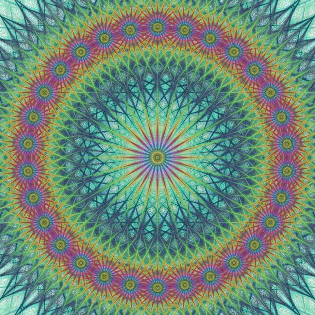 Diseño de fondo fractal