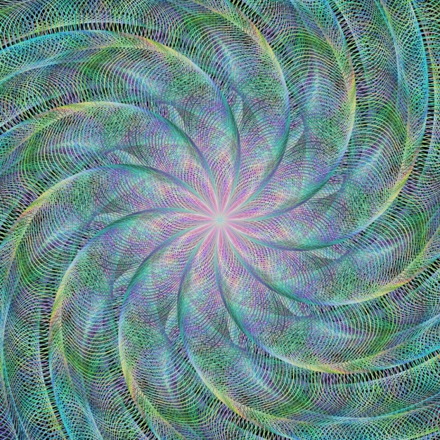 Diseño de fondo fractal