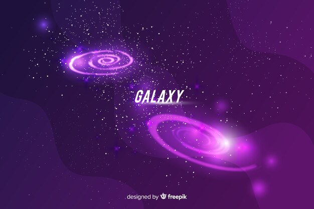 Diseño de fondo de galaxia