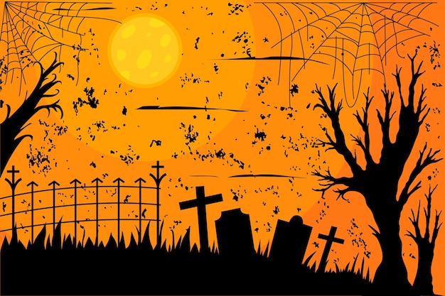 Diseño de fondo grunge halloween