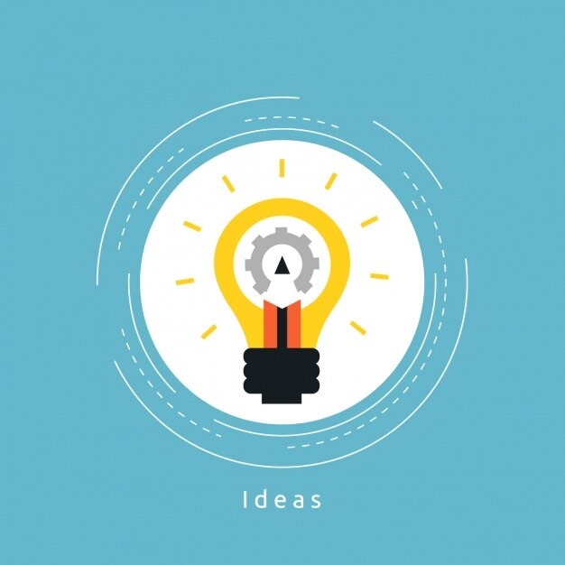 Vector gratuito diseño de fondo de ideas