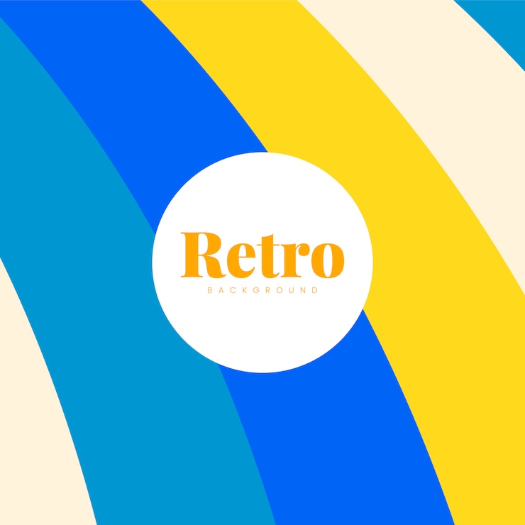 Vector gratuito diseño de fondo de impresión retro de colores