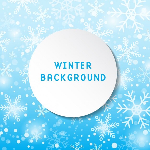 Diseño de fondo de invierno