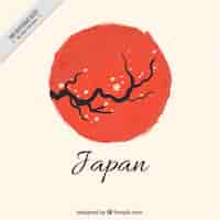 Vector gratuito diseño de fondo de japón