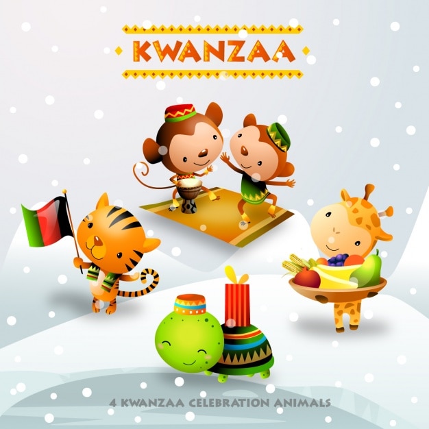 Diseño de fondo de kwanzaa