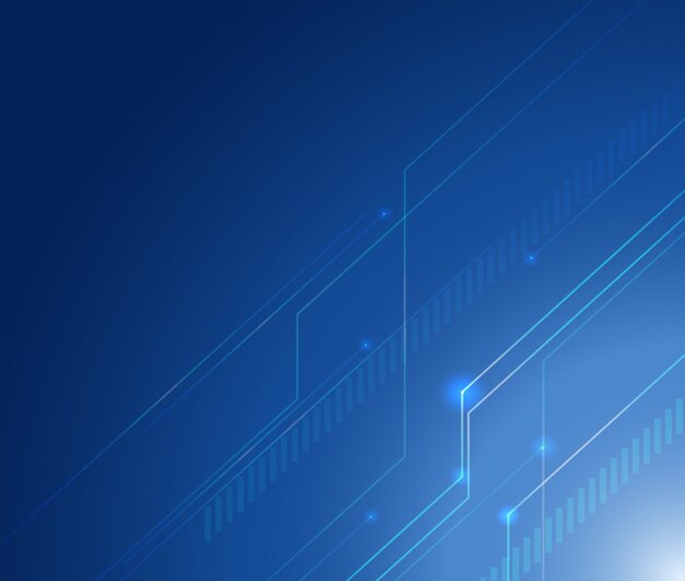 Diseño de fondo con líneas sobre fondo azul