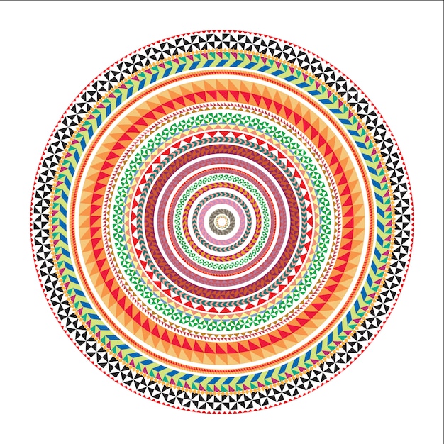 Diseño de fondo de mandala