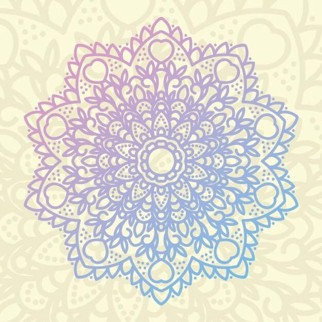 Diseño de fondo de mandala